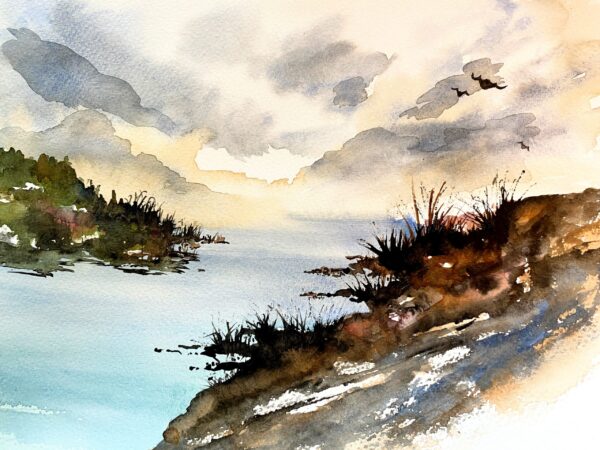 Morning Mist at the Inlet