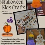 Halloween Crafts for Kids with Dream Topography – Resin and Fluid Art!