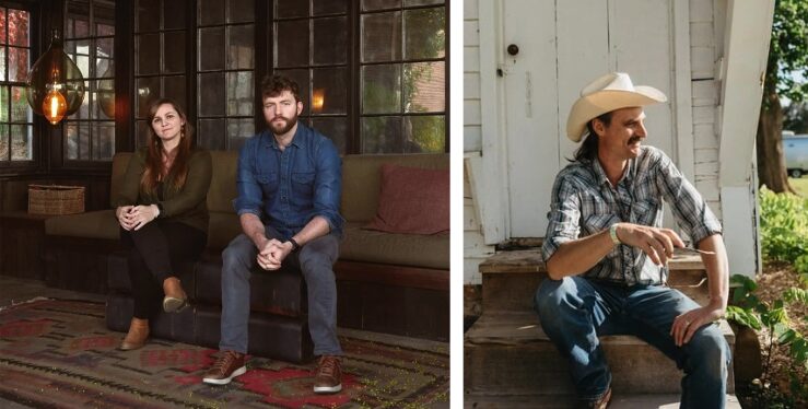 Letitia VanSant and Caleb Stine