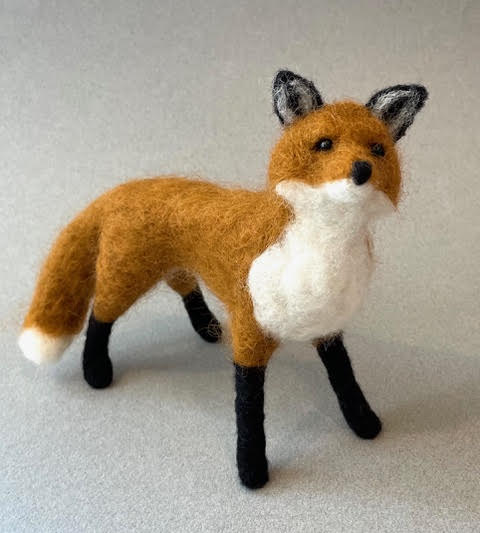 Advanced 2-Day Needle Felting Workshop: Standing Fox