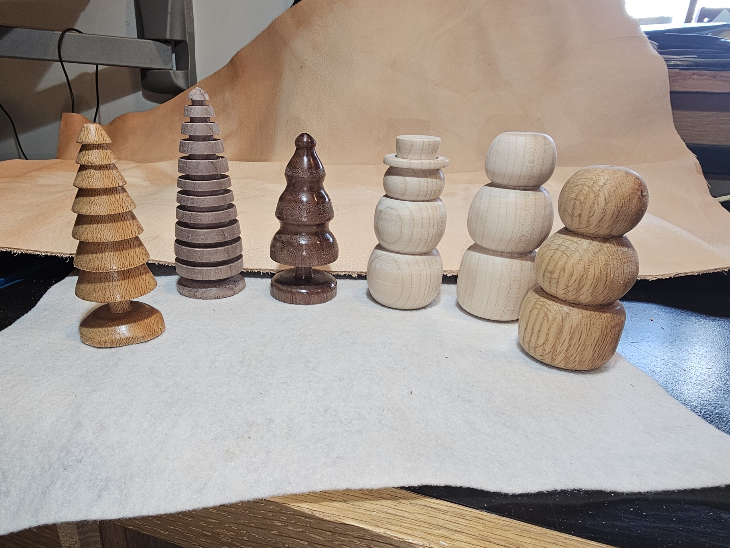 Intermediate Woodturning with Jim Prinkey: Snowmen and Christmas Trees!