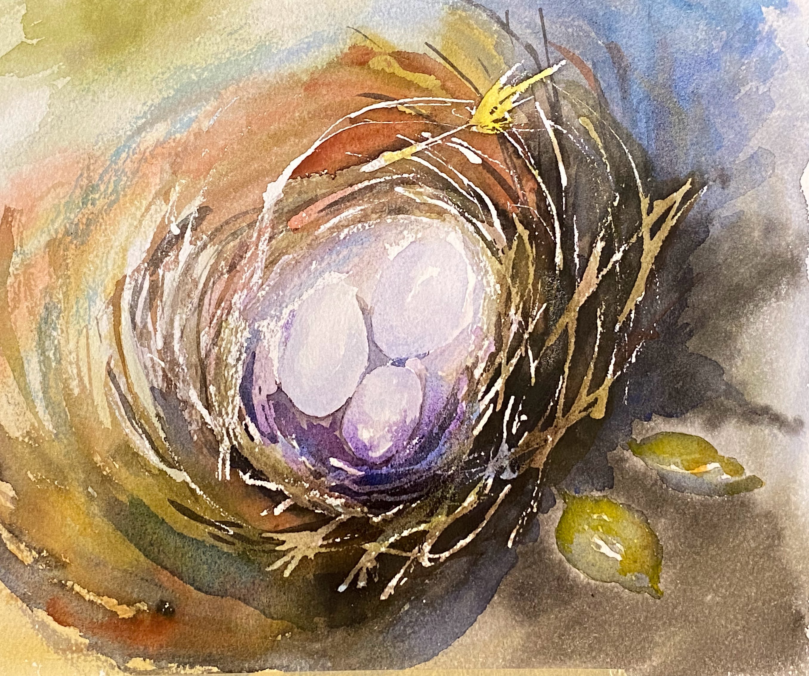 Watercolor with Kas Rohm - Bird Nest: The Circle of Life