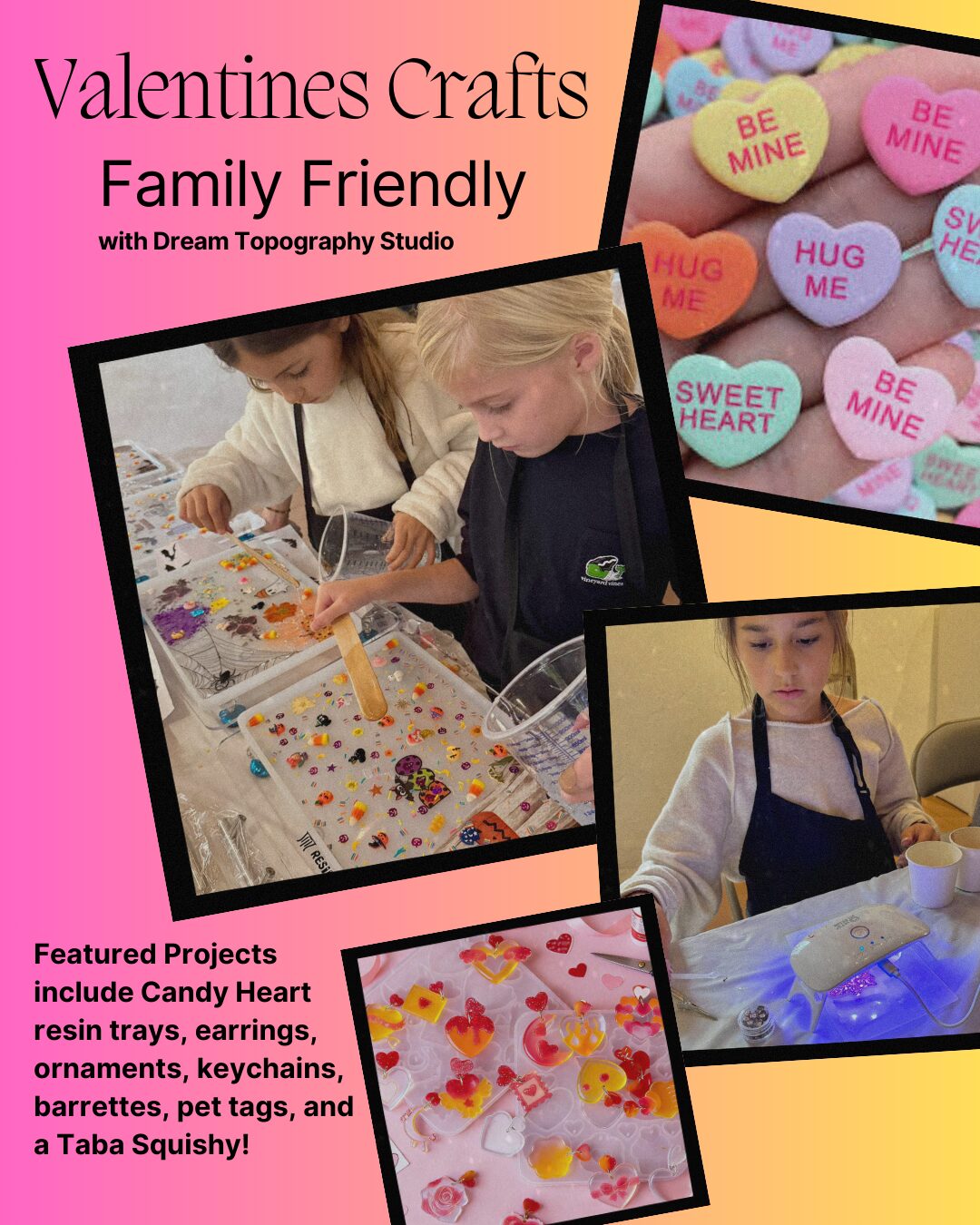 Valentine Resin Crafts (Family Friendly) with Dream Topography
