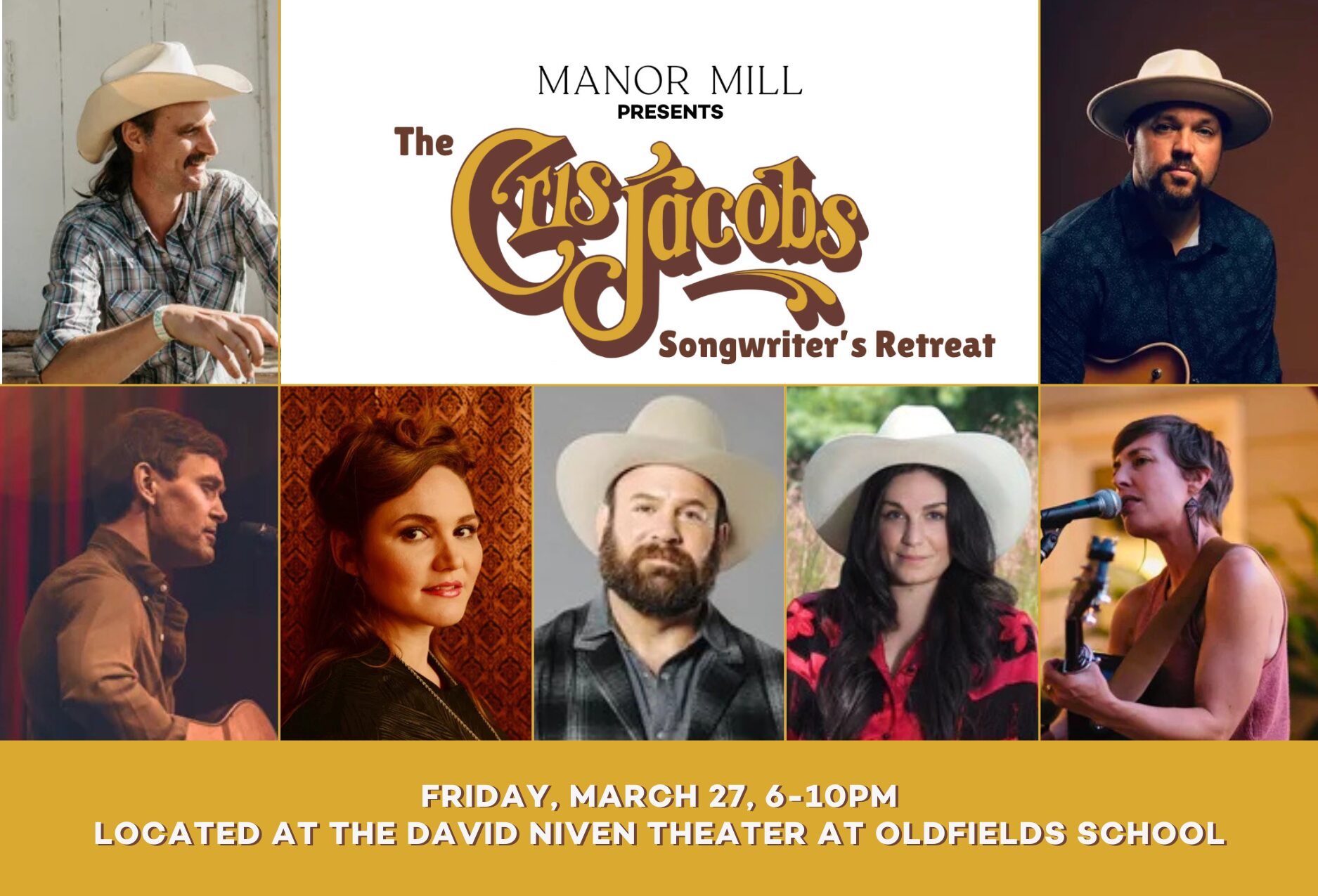 One Stage. Six Stories. One Night: A Songwriter's Circle, hosted by Cris Jacobs