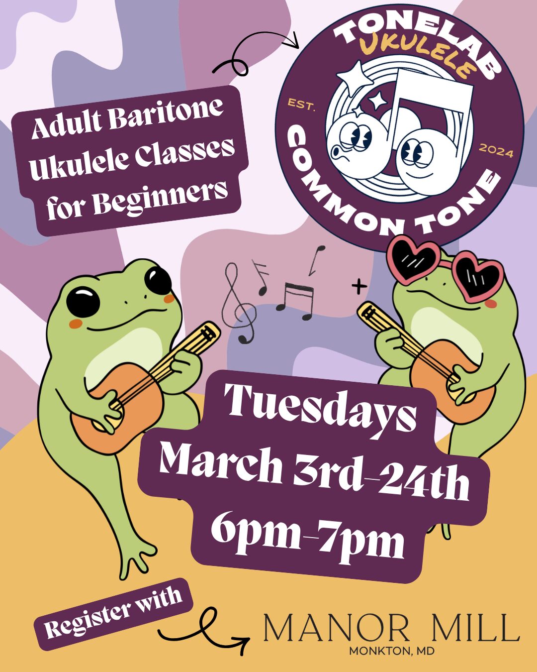 ToneLab with Common Tone: Baritone Ukulele